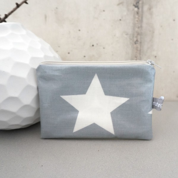 Minitasche, Organizer, Star Giant, Grau, gefüttert