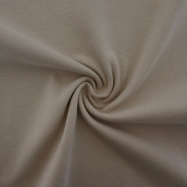 Bündchen 35 (70) cm, Uni Taupe, Meterware