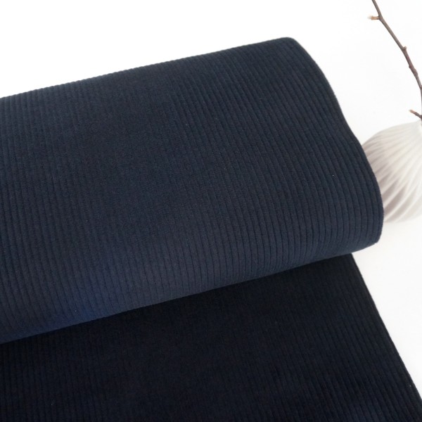 Cord, Breitcord, Uni, Navy, Meterware