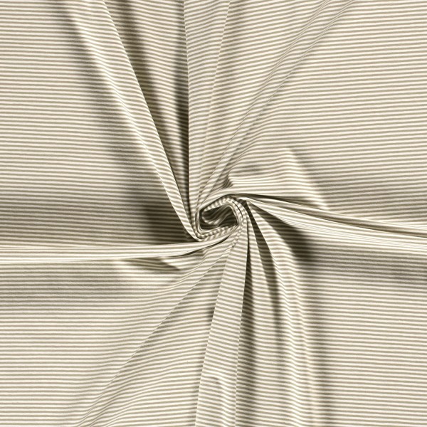 Ringeljersey 3 mm, helles Oliv/Weiß, Meterware