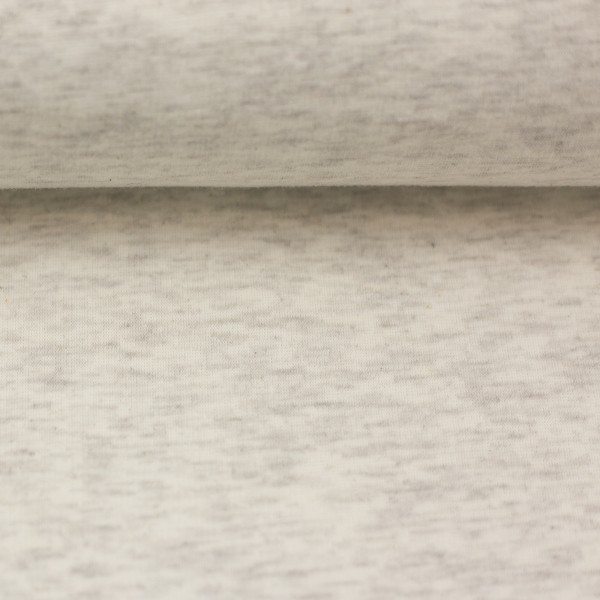 Alpenfleece, Mila, Uni Ecru meliert, swafing, Meterware