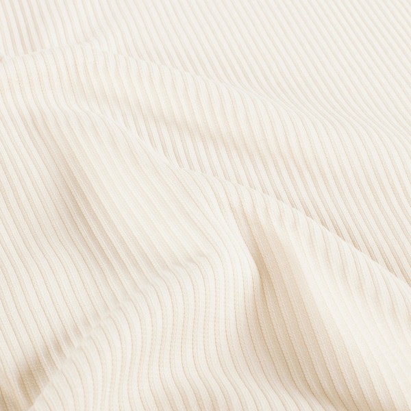 Ripjersey, Babyjersey, Uni, Naturweiß, Meterware