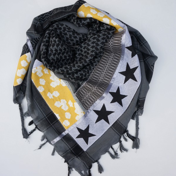 Halstuch Unikat "Pimp my Pali" Flower Edition "Yellow"