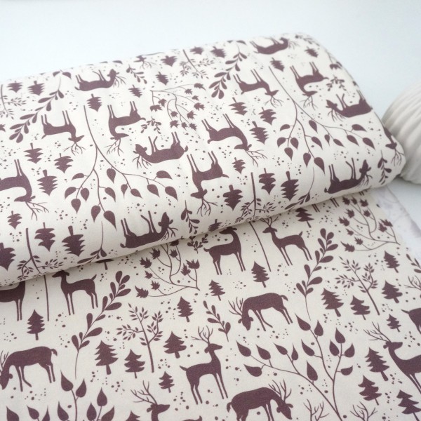 Jersey, Miniwinter, Rotwild, Rehe, Mauve, swafing, Meterware