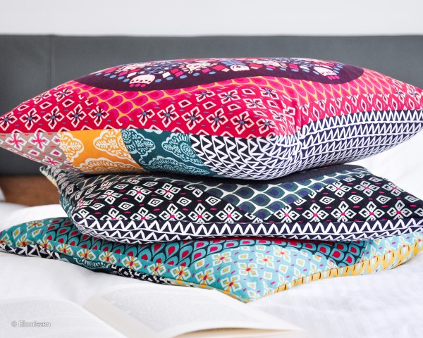 Baumwollstoff 'Pillow Party' Panel, Bunt, swafing