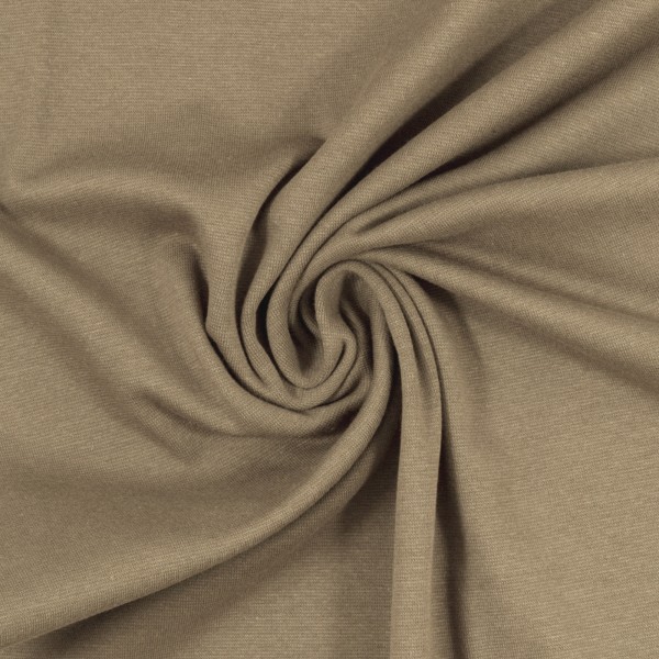 Bündchen, Heike, Uni, Beige, Meterware