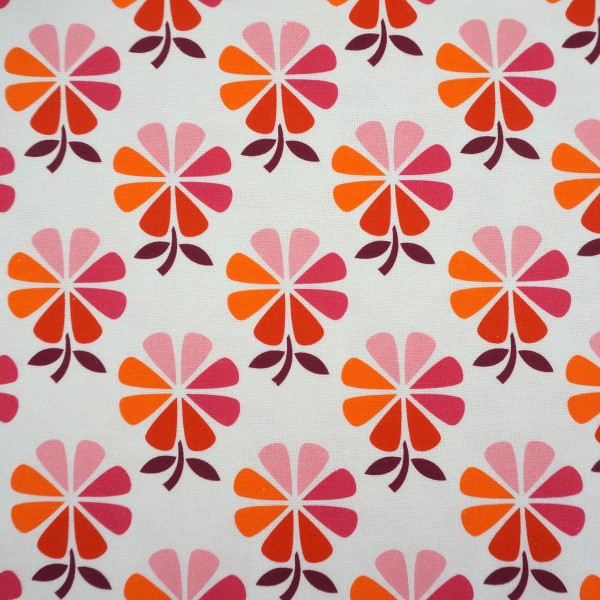 Canvas Baumwollstoff, In My Kitchen, Blume, Hamburger Liebe, Meterware