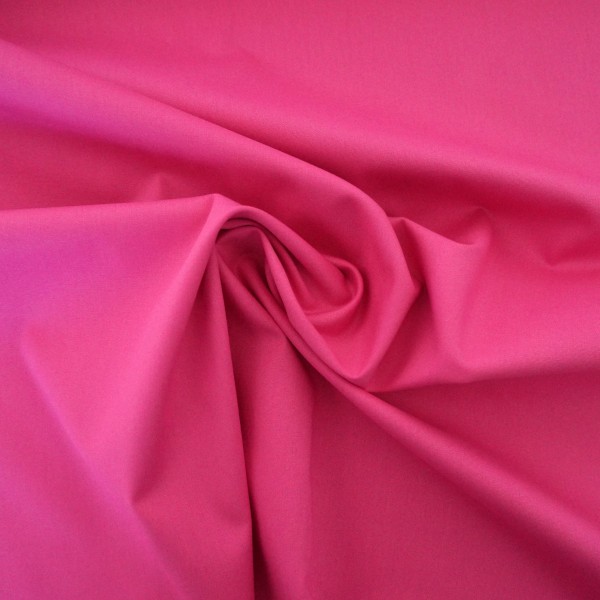 Baumwollstoff Uni Pink "Heide", Meterware