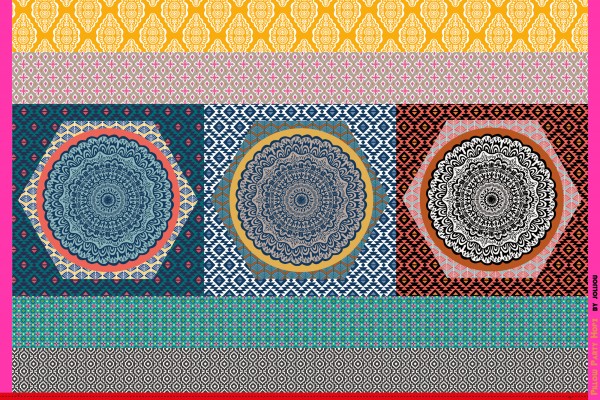 Baumwollstoff 'Pillow Party' Panel, Toskana, swafing