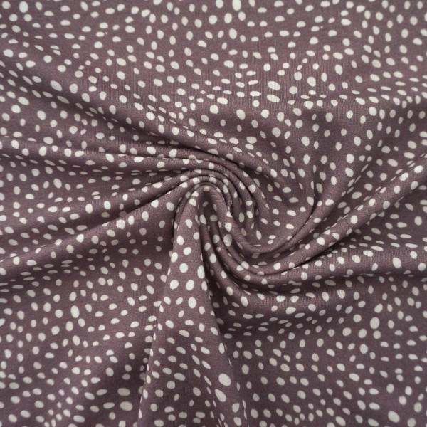 Jersey, Miniwinter, Kleckse, Mauve, swafing, Meterware