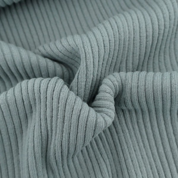 Grobstrickbündchen Heiko, Dunkelmint, Smaragd, Uni, Meterware