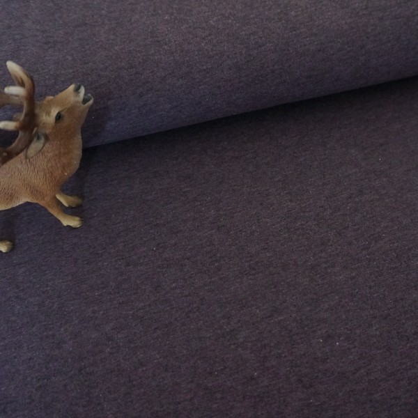 Jersey, Vanessa, Violett meliert, Meterware