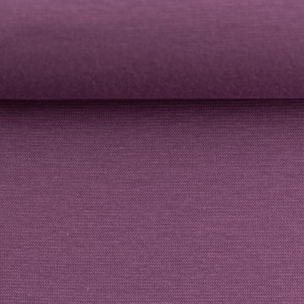 Bündchen, Heike, Uni, Violett, Meterware