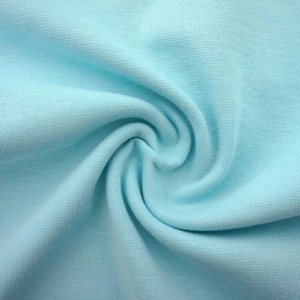 Bündchen 35 (70) cm, Eisblau, Meterware