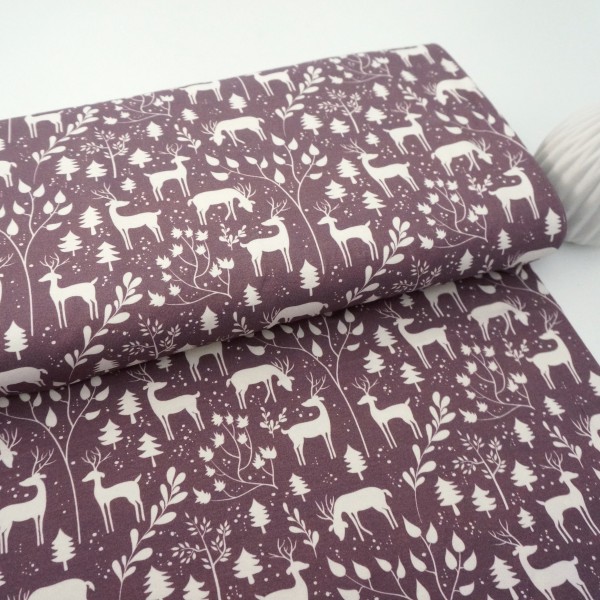 Jersey, Miniwinter, Rotwild, Rehe, Mauve, swafing, Meterware