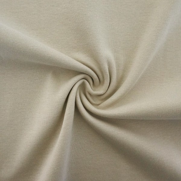 Bündchen 35 (70) cm, Uni Sand, Meterware