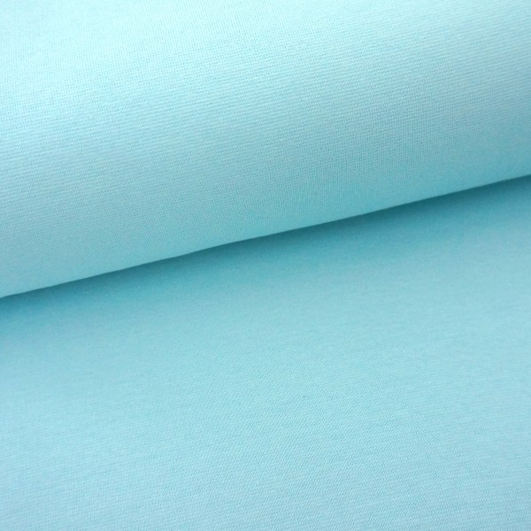 Bündchen 35 (70) cm, Eisblau, Meterware