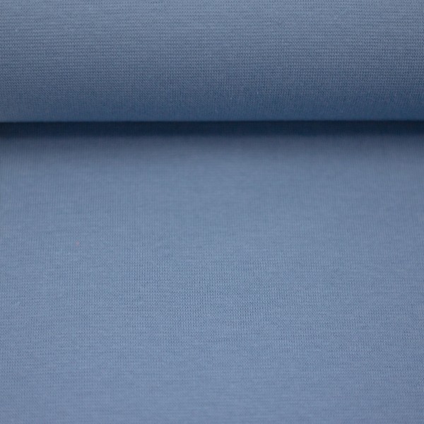 Bündchen, Heike, Uni, Mittelblau, Meterware