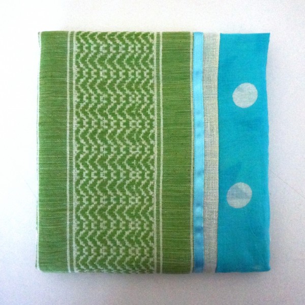 Halstuch Unikat "Pimp my Pali" Grün, Weiß, Türkis