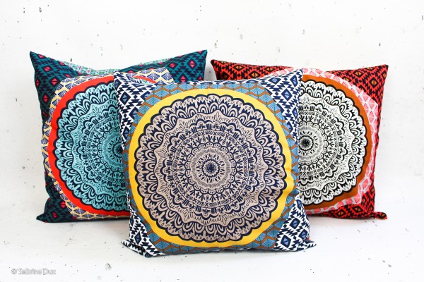 Baumwollstoff 'Pillow Party' Panel, Toskana, swafing