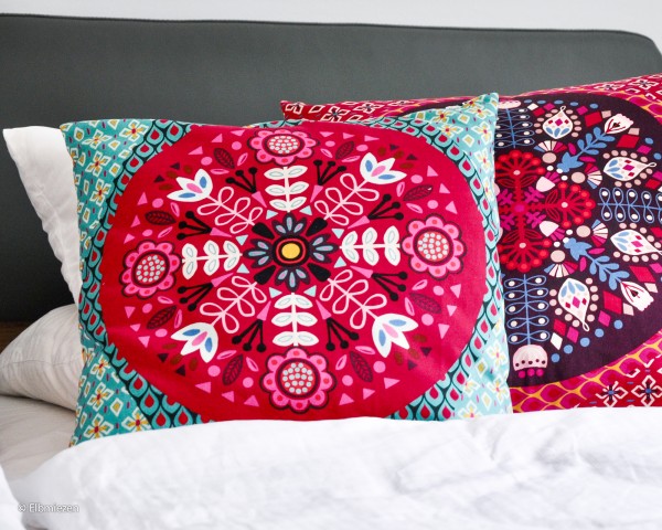 Baumwollstoff 'Pillow Party' Panel, Bunt, swafing