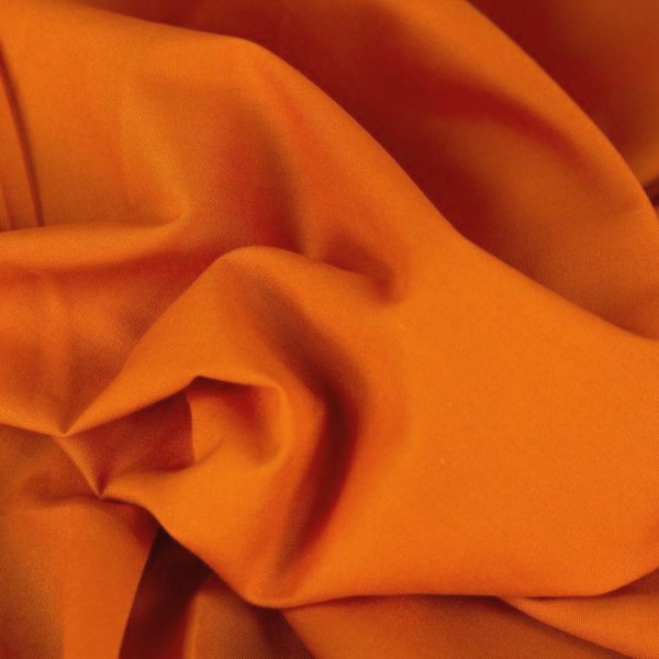 Baumwollstoff Uni Orange "Soltau"
