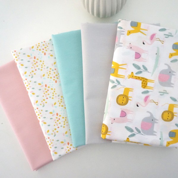 Stoffpaket Baumwolle 'Desert Family' Patchwork, Pastell