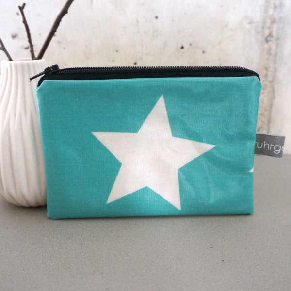 Minitasche, Organizer, Star Giant, Azur, gefüttert