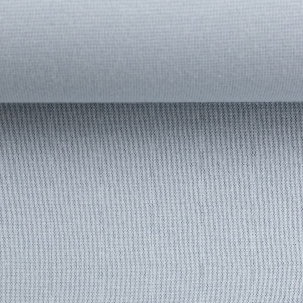 Bündchen, Heike, Uni, zart Hellblau, Meterware