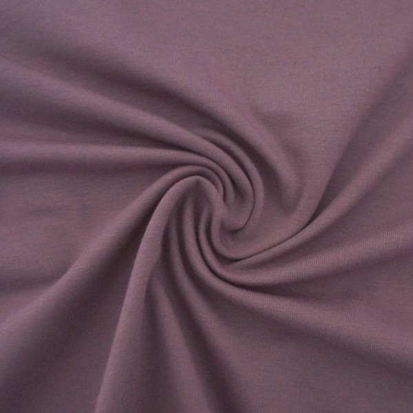 Jersey Uni, Mauve, Meterware