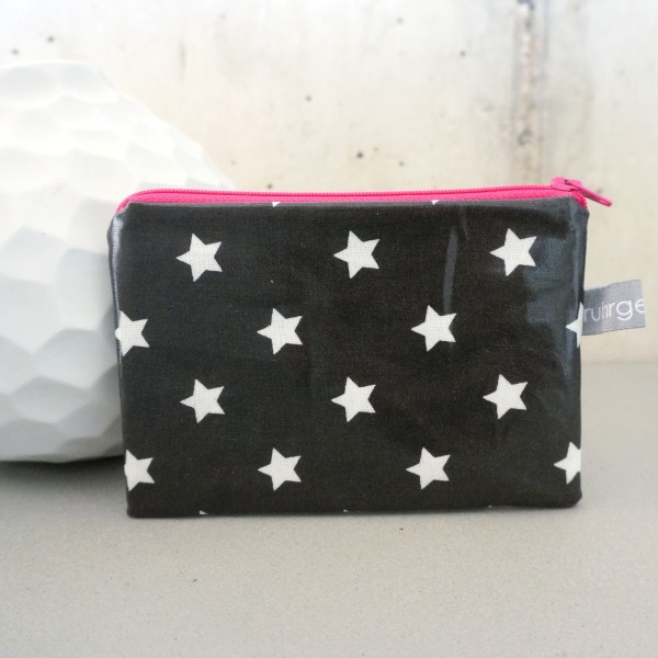 Minitasche, Organizer, Star, Black, gefüttert