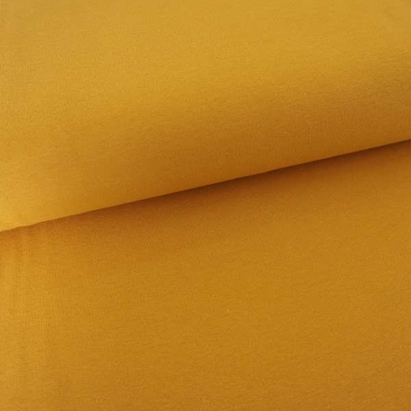 Bündchen 35 (70) cm, Uni Ocker, Meterware