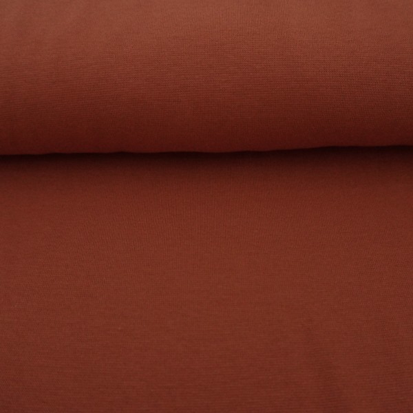 Bündchen, Heike, Uni, Rotbraun, Rost, Meterware