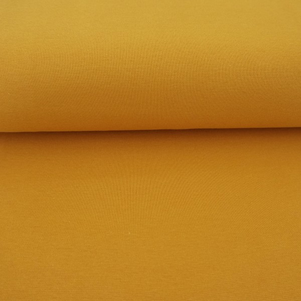 Bündchen 35 (70) cm, Uni Ocker, Meterware