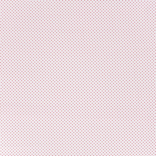 Baumwollstoff Popelin, kleine Punkte, Weiß, Rot, Meterware
